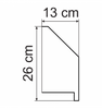 Corniche GM13 : design simple et moderne