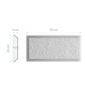 Pierre d'angle simple BS7W – 50 : design élégant