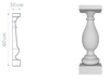 Balustre Décoratif TR1 : une élégante courbure