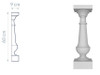 Balustre Décoratif TR4 silhouette élancée et des courbes douces