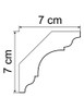 Corniche de Plafond LW7 - Design avec courbes raffinées