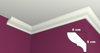 Corniche de Plafond LW12 Forme arrondie pour une finition classique