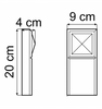 Socle pour Chambranle FS2 : Élégance et Résistance pour vos Encadrements de Porte