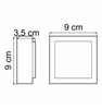 Socle pour Chambranle FS5 forme carrée pour vos Encadrements de Porte