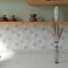 Lot de 20 Carreaux 3D Auto-Adhésifs Mosaïque Hexagonale Effet Marbre Gris Clair