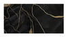 Lot de 240 carreaux décoratifs auto-adhésifs PS-0011, noir avec détails dorés