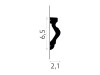Profil moulure décorative premium MD308 - décoration intérieure design élégant