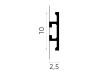 Moulure Dartank QL017 - mise en situation interieur