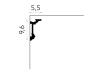 Profil corniche de plafond décorative MD137 - décoration plafond intérieur design moderne