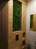 Mur vert Wronóg 50x50 cm - Installation murale en contexte