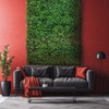 Matte artificielle verte Laurowiśnia UV 50x50 cm – rendu réaliste