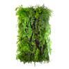 Jardin vertical en bois massif limba, finition naturelle, design moderne et durable.