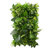 Jardin vertical Tropical Freshness 50x100 cm, design moderne et végétal luxuriant