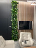 Jardin vertical Tropical Freshness – détail des plantes tropicales et structure