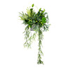 Insert en céramique pour pot de fleurs, design élégant et moderne