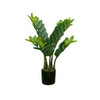 Plante artificielle Zamiokulkas 60 cm, feuillage réaliste et décoratif
