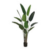 Plante artificielle Strelicja 220 cm, allure naturelle et élégante