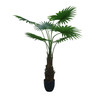 Palme artificielle Washingtonia Robusta 140 cm en pot, allure naturelle et élégante