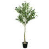 Arbre d'olivier artificiel 150 cm, design naturel et élégant