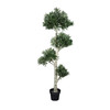 Arbre décoratif Oleander 150 cm, feuillage réaliste en pot