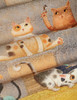 Vue frontale complète de la robe Kitty Kitty assorted au style raffiné