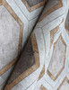 Vue latérale du nid d'abeille, structure en nid d'abeille en relief
