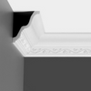 Corniche de plafond COB-081 vue de face, éclairage intégré LED.