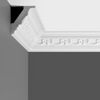 Corniche de plafond COC-061 en vue d'ensemble, design élégant et finition soignée.