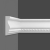 Moulure murale OP-091 vue de face, finition lisse et moderne.