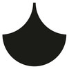 Mini panneau 3D FS-Black en gros plan, détail du relief et finition matte.