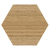 Vue frontale du mini panneau 3D HX-Oak en chêne naturel, texture réaliste et finition mate.