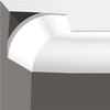 Corniche de plafond CAS-121 vue en perspective, installation murale.