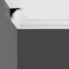 Vue principale de la corniche de plafond CTA-061 en polystyrène, design élégant et finition lisse.