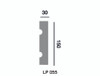 Coupe transversale de la moulure LP 055