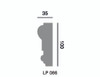 Coupe transversale de la moulure LP 066 montrant son profil et ses dimensions.