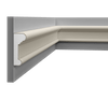 Moulure polyvalente LP 183 en styrodur, finition moderne pour intérieurs.