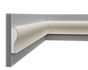 Profil multifonctionnel LP 198 en styrodur, idéal pour l'isolation thermique et l'étanchéité.