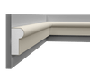 Cadre LP 204 en styromousse, finition moderne et élégante.