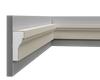 Profil multifonctionnel LP 208 en STYRO, idéal pour les finitions murales et plafonnales.