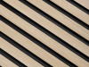 Ensemble de lamelles murales Medio L0202, aspect chêne clair, idéal pour un intérieur chaleureux.
