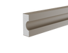 Bande de rustication LBP 004 en styrofoam, vue de face.