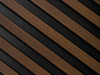 Lamela Dark Oak L0304 Largo est un panneau mural dans une belle et profonde nuance de brun foncé. Le piètement noir des lattes associé à un motif en bois de chêne s'intègre parfaitement dans les intérieurs classiques et élégants. En plus de sa fonction esthétique, Lamelli présente également de nombreux avantages pratiques, notamment : imperméabilité totale, amélioration des conditions acoustiques de la pièce et pigmentation profonde qui protège de la décoloration.