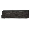 Panneau PU Basalt Night 122 x 33 cm – vue frontale, finition texturée pierre naturelle