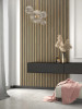 Lamelle murale chêne naturel 270 cm, finition Stretto, aspect authentique et élégant