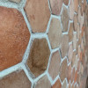 Petit hexagone – bras 4,5 cm × épaisseur 1,5 cm – 126 pièces/m² – 0,5 m² avec joint