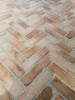 Carreau de ciment brique ancienne 27x6,5x1,5 cm, finition naturelle et authentique