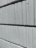 Carreau de façade vertical long 5,4 x 36 cm S.03 – Gris, graphite, blanc, écru (pose murale)