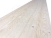 Plateau de table en épicéa rustique, finition naturelle, dimensions 2,8 x 80 cm, longueur 2,45 m.