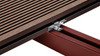 Clip de fixation composite avec vis pour terrasse WPC 4DECK – vue détail produit