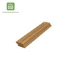 Lambris en pin thermo-traité AB, format losange 2,6 × 6,8 cm, pose invisible – vue de face.